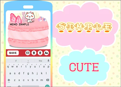 Cute Notepad Kansai Cats screenshot