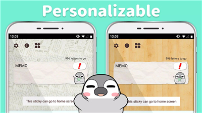 Pesoguin Memo Pad screenshot