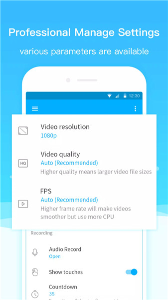 Screen Recorder+Video Recorder screenshot