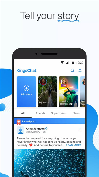 KingsChat screenshot