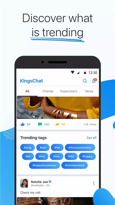 KingsChat screenshot