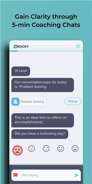 Growth Mindset AI Coach Rocky screenshot