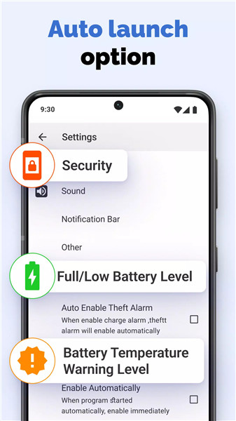 Battery Life Monitor and Alarm screenshot