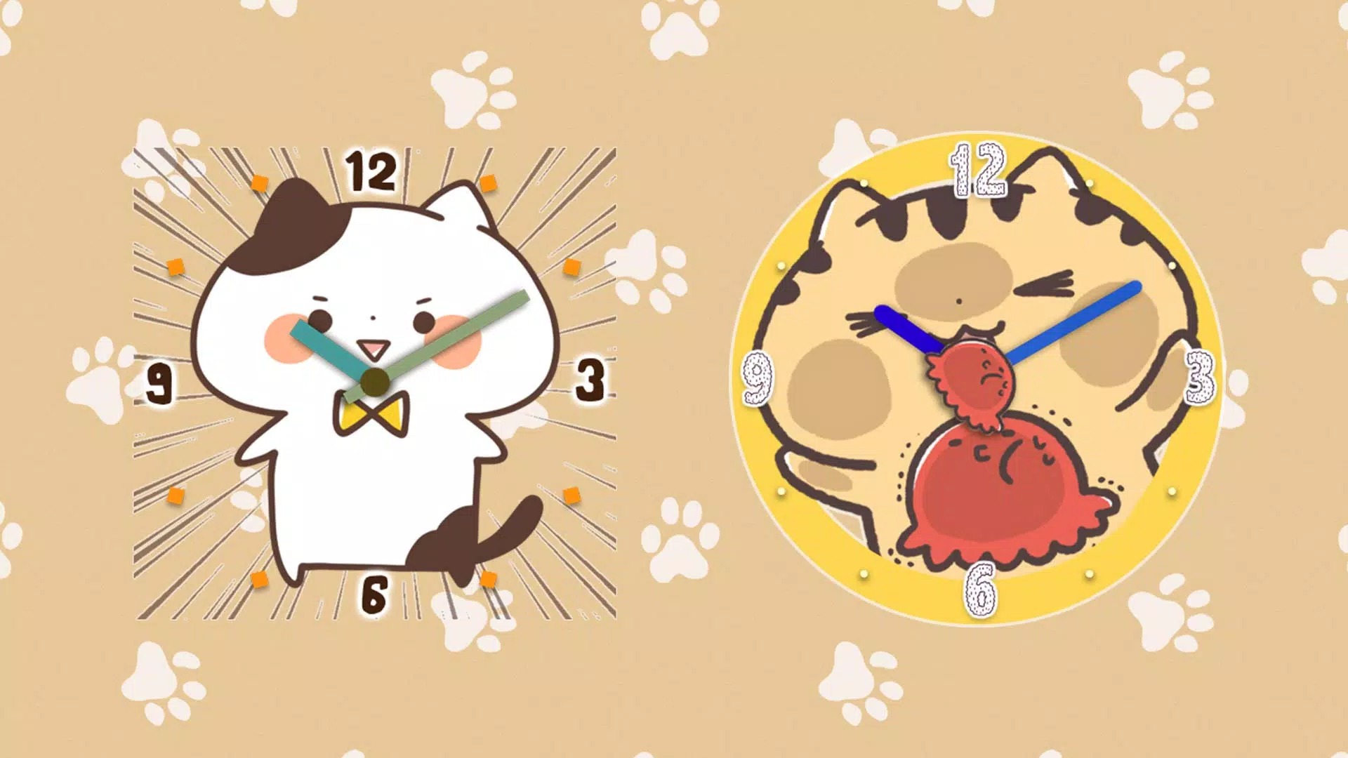 Clocks Widget Kansai Cats screenshot