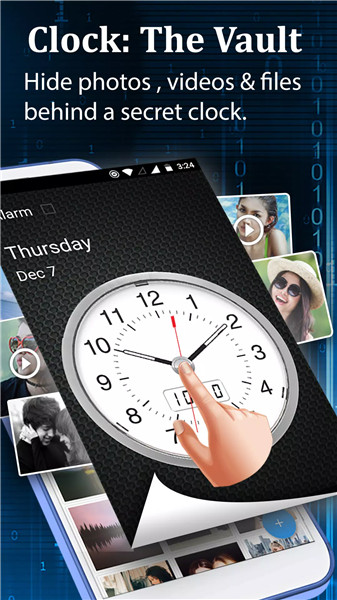 Clock Vault-Hide Photos,Videos screenshot