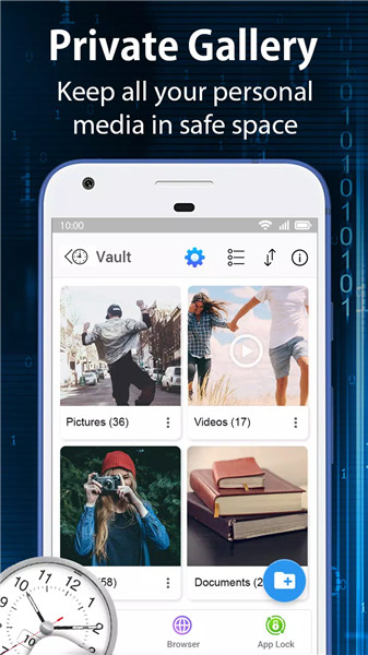 Clock Vault-Hide Photos,Videos screenshot