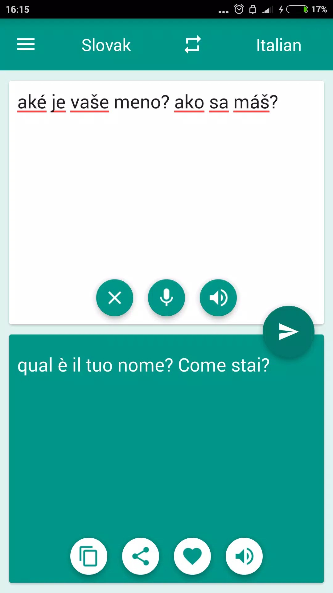 Italian-Slovak Translator screenshot