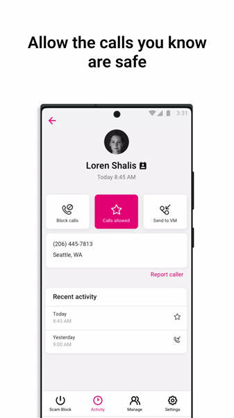 T-Mobile Scam Shield screenshot