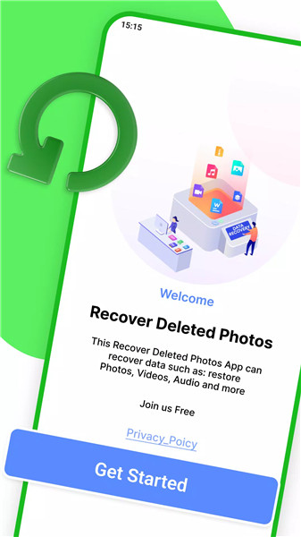 Recover Deleted Photos App screenshot