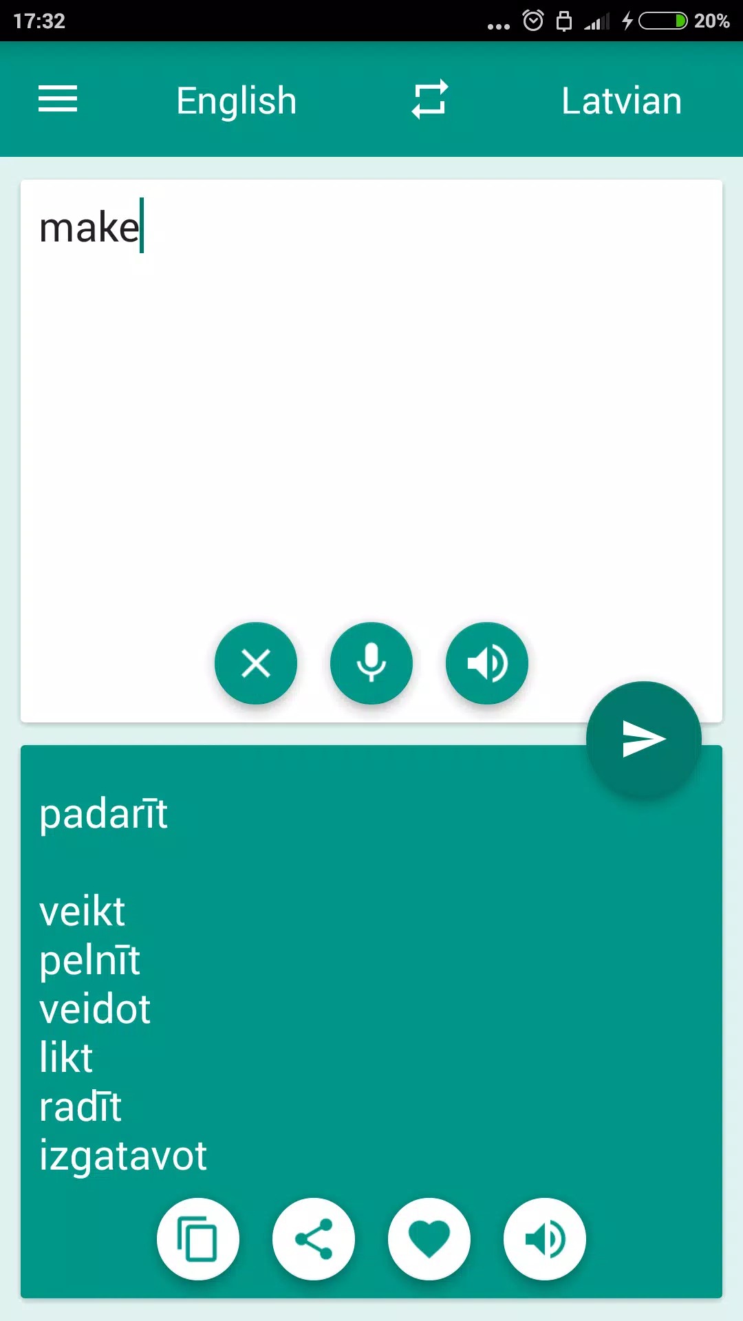 Latvian-English Translator screenshot