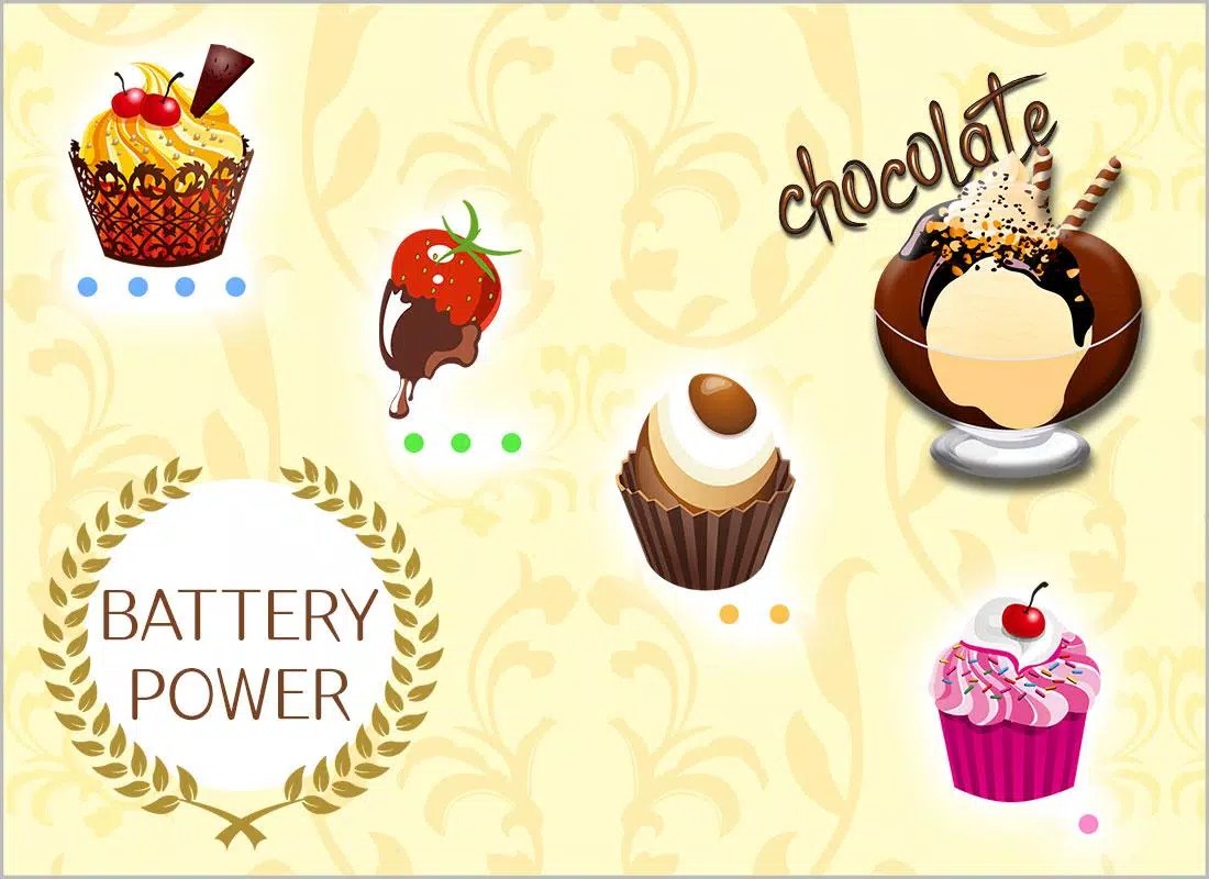 Battery Widget Chocolate screenshot