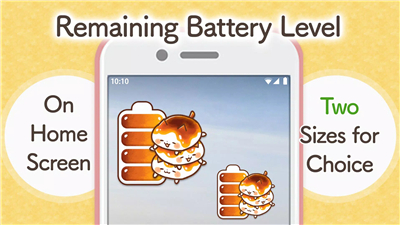 Battery widget MitarashiNyanko screenshot