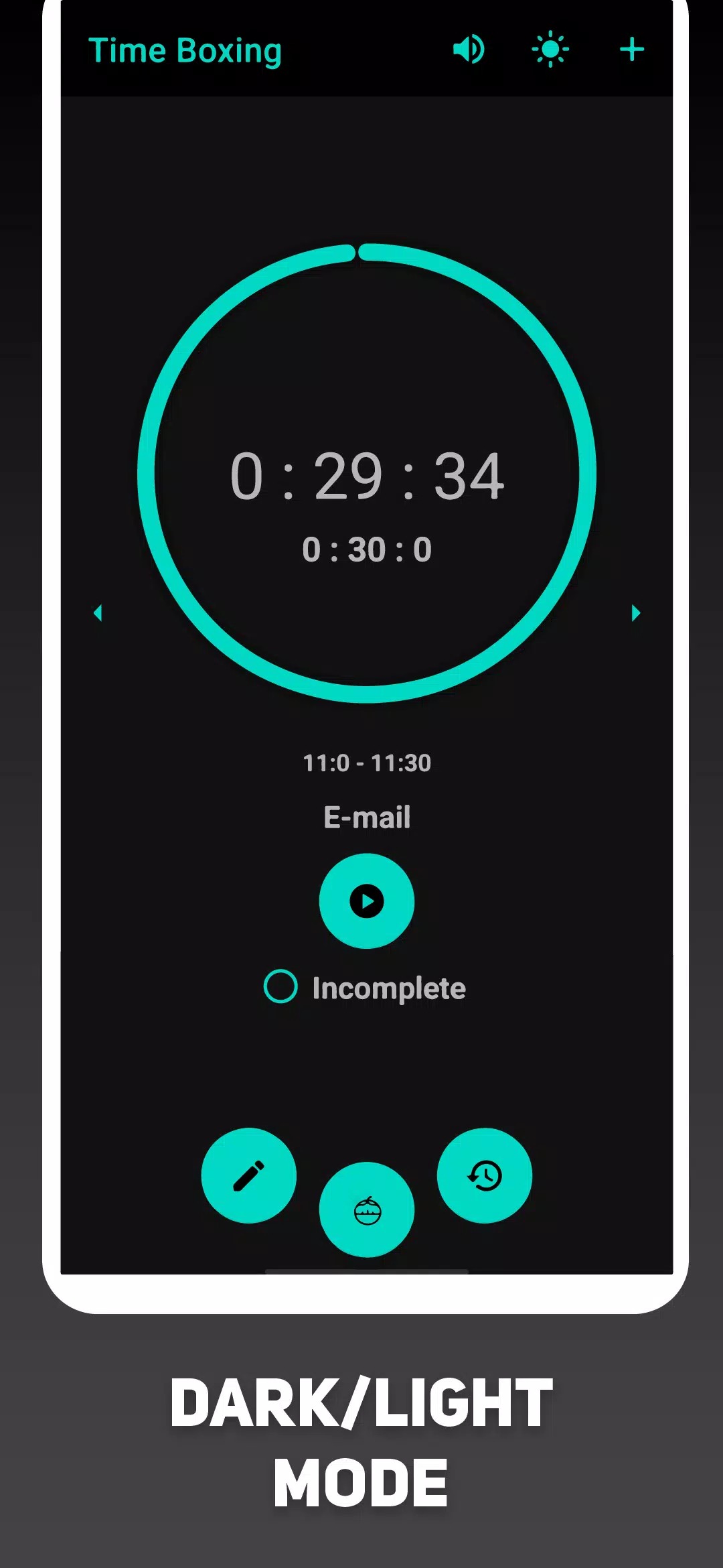 Time Box -Time management, productivity, Pomodoro screenshot