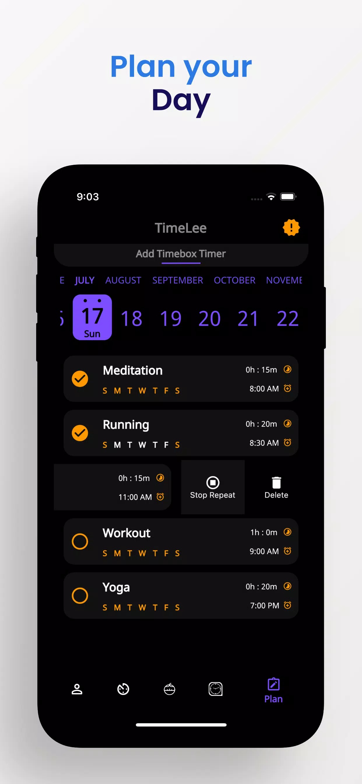 TimeBox: Timer, Planner screenshot