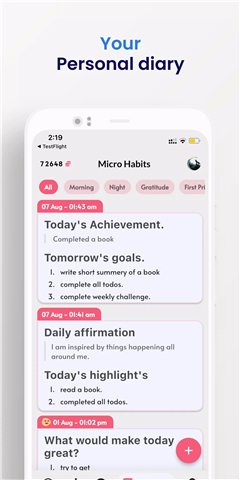 Micro Habits screenshot