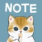 Notepad Cute Cats by mofusand