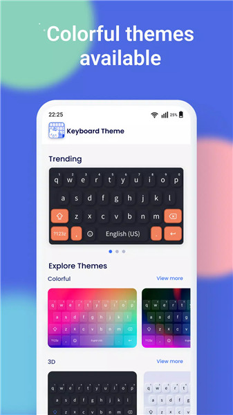 Keyboard Font & Keyboard Theme screenshot