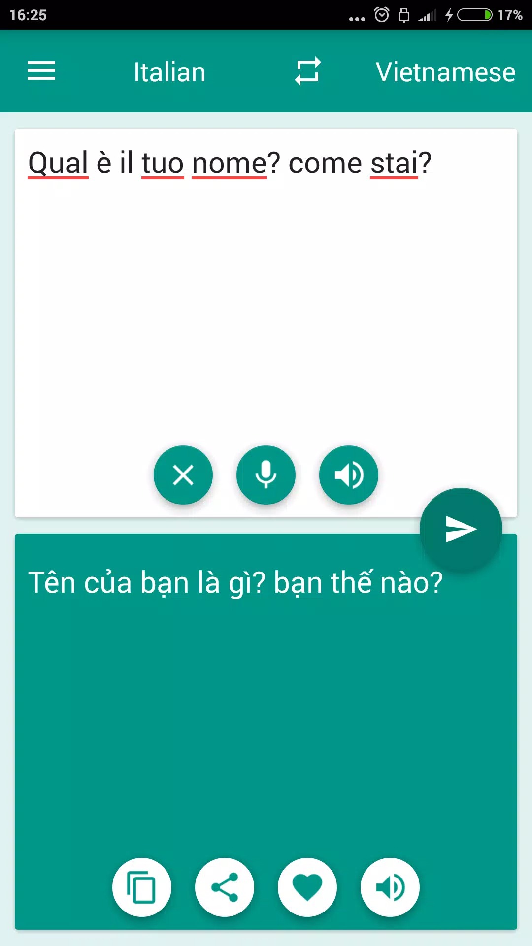 Italian-Vietnamese Translator screenshot