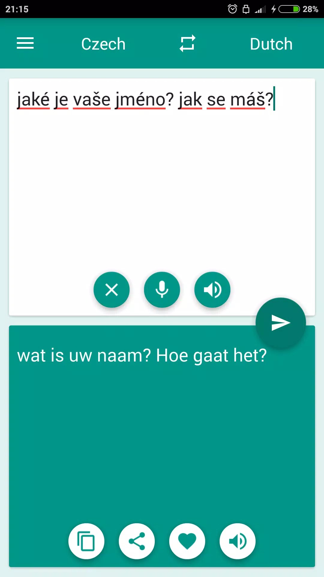 Czech-Dutch Translator screenshot