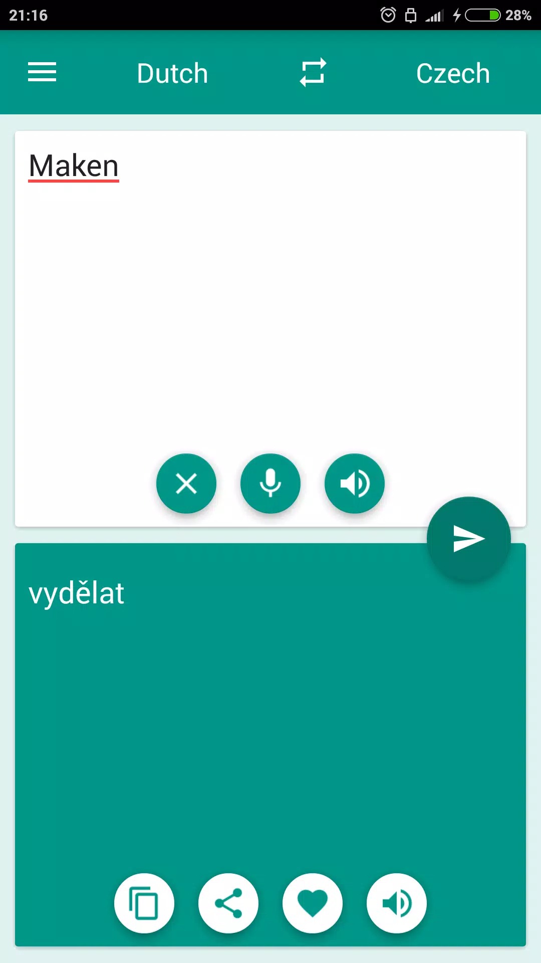 Czech-Dutch Translator screenshot