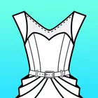 Fashion Design Flat Sketch