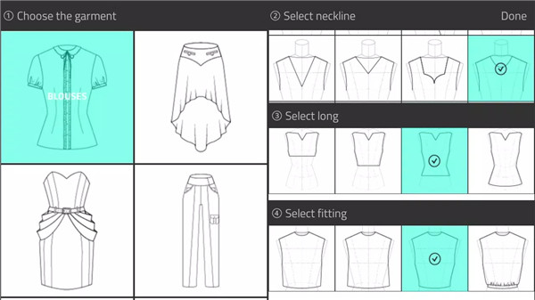 Fashion Design Flat Sketch screenshot