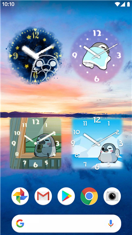 Pesoguin Clocks Widget screenshot