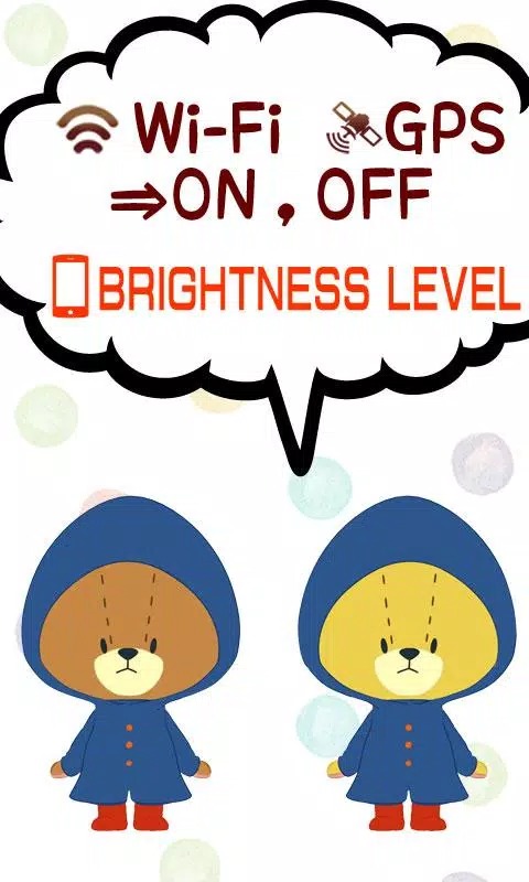 Battery widget TINY TWIN BEARS screenshot