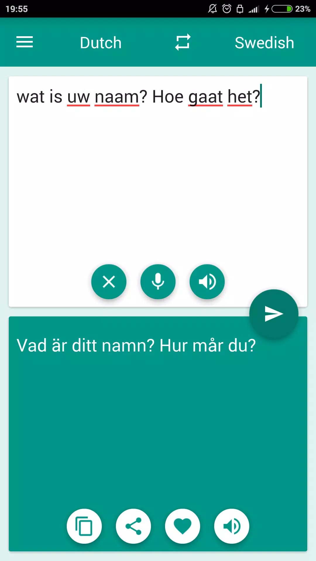 Dutch-Swedish Translator screenshot