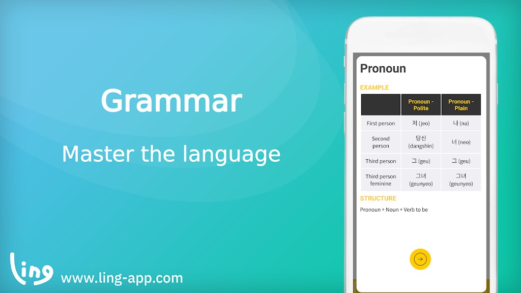 Ling Learn Korean Language screenshot