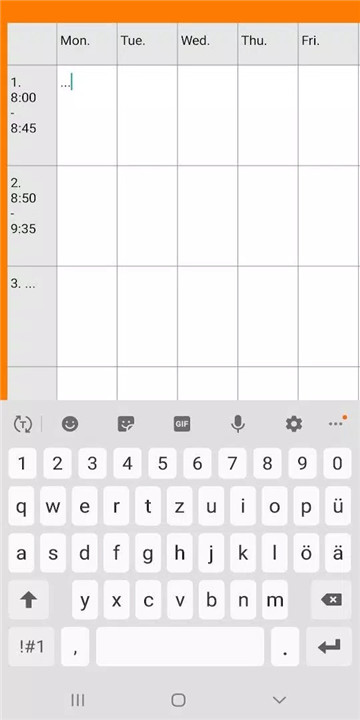 TimetableNotes screenshot