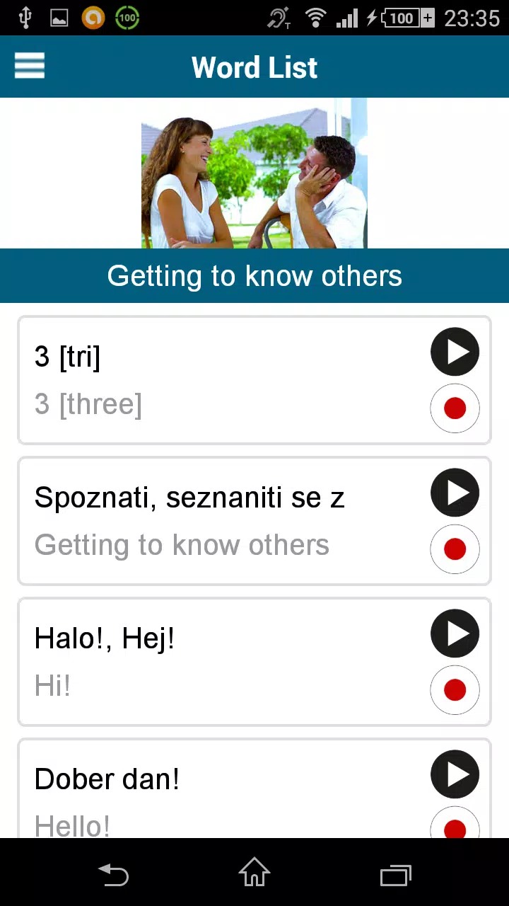 Learn Slovenian - 50 languages screenshot