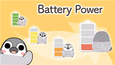 Battery widget Pesoguin screenshot