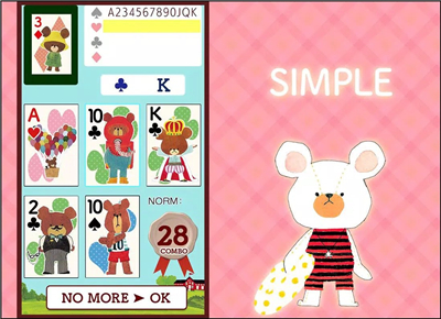 Card Playing the bears school screenshot