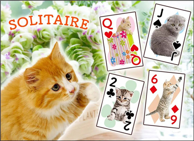 Cats Playing Card Games screenshot