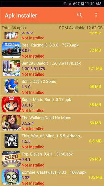 Apk Installer screenshot