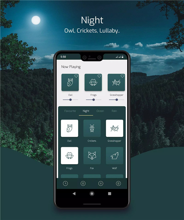 Relaxing Night Nature Sounds screenshot