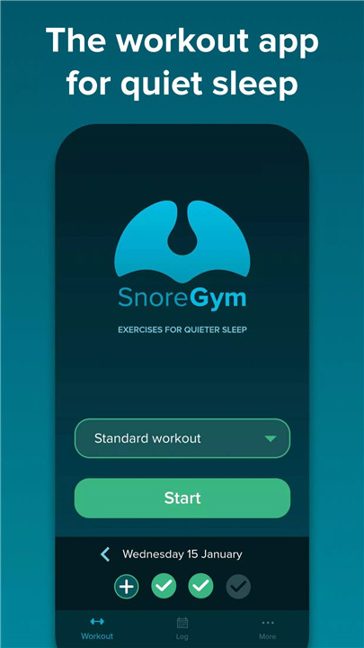 SnoreGym screenshot