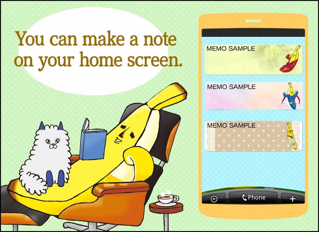 Sticky note BANAO screenshot