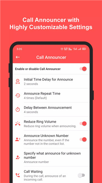 Caller Name Announcer screenshot