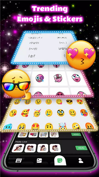 Neon Love Theme screenshot