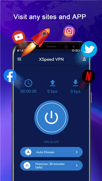 XSpeedVPN screenshot