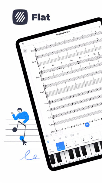 Flat: Music Score & Tab Editor screenshot