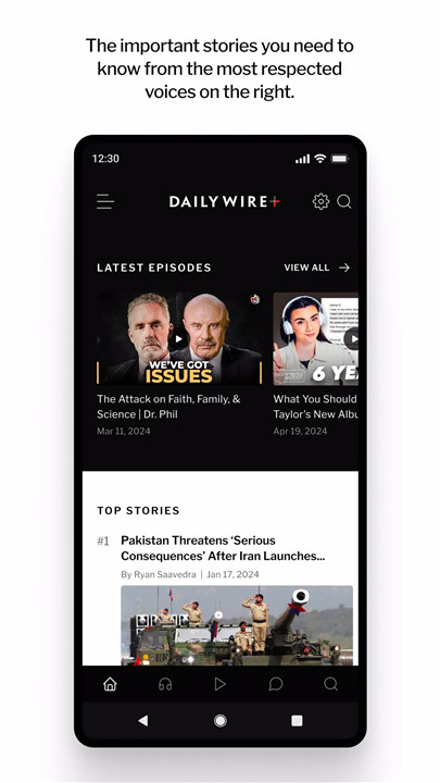 DailyWire+ screenshot