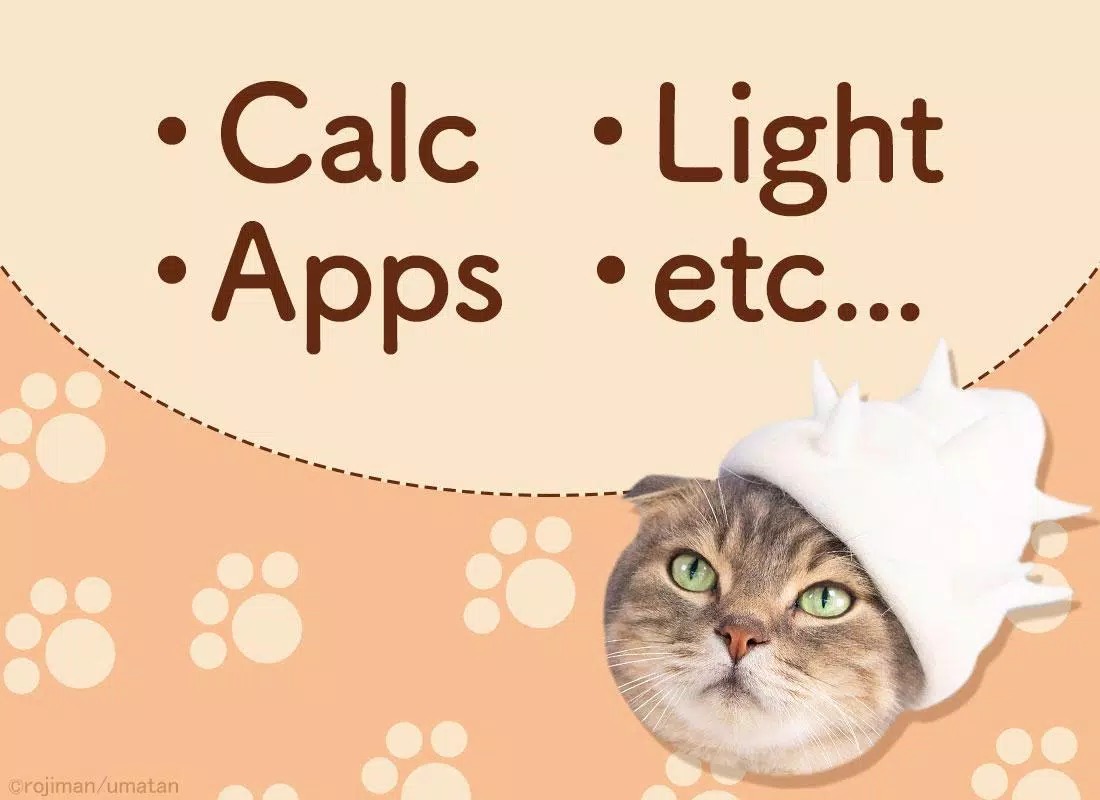 Battery widget Cats Hair Hats screenshot