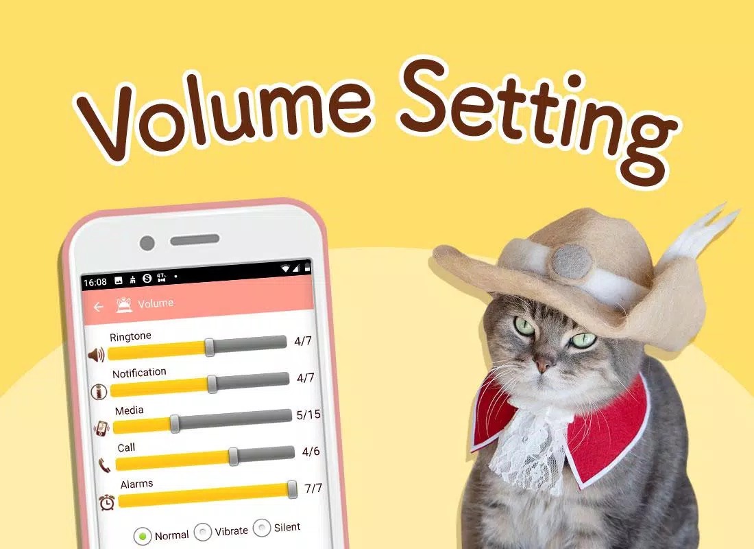 Battery widget Cats Hair Hats screenshot