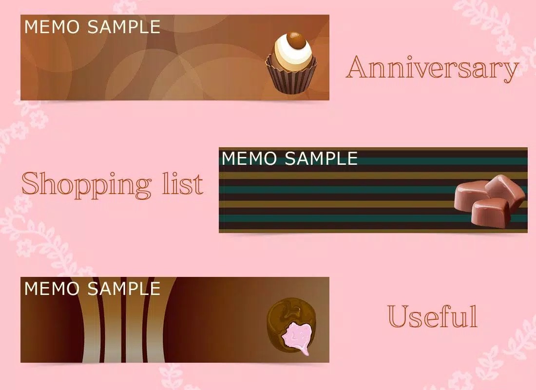 Sticky Note with Chocolate screenshot