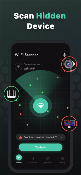 Spy Camera Detector Pro screenshot