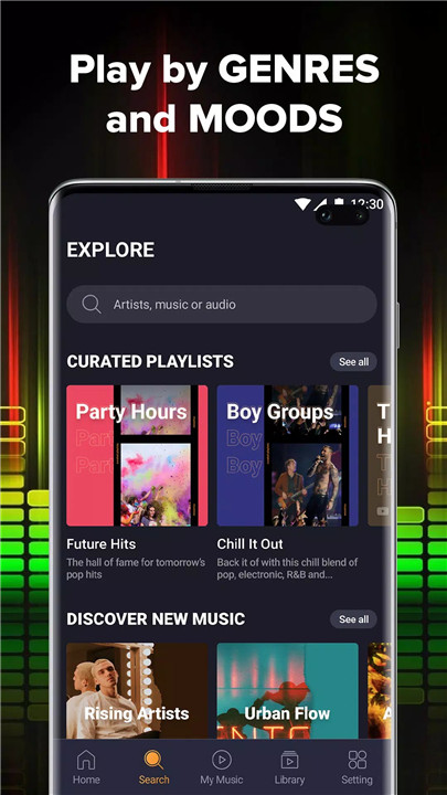 Music player: Video and Stream screenshot