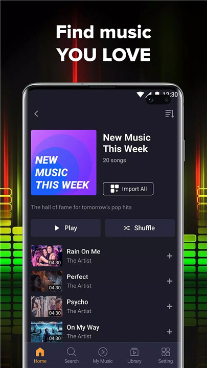 Music player: Video and Stream screenshot